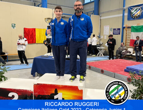 RICCARDO RUGGERI CAMPIONE ITALIANO GOLD 2022 – CATEGORIA JUNIOR 1